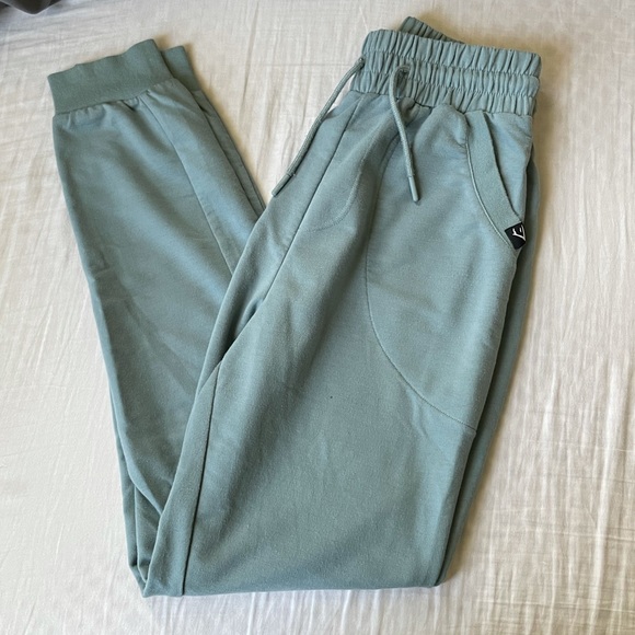 Turquoise Gymshark Power Down Joggers 